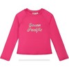 Ocean Pacific Toddler Girl's 2-Piece Long Sleeve with Shorts Swimsuit Set - 3 of 4