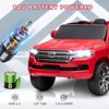 12V Ride on Truck Car, 2 Seat Electric SUV for Kids, 3 Speeds Ride on Vehicle Toy with Remote Control, Dual Motors, LED Lights, White - 3 of 4