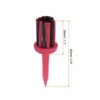 Unique Bargains Adjustable Height Low Friction Resistance Plastic Golf Tee Brush Tops 6 Pcs - 2 of 4