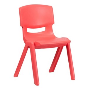Large Stacking Student Chair - Red - Belnick