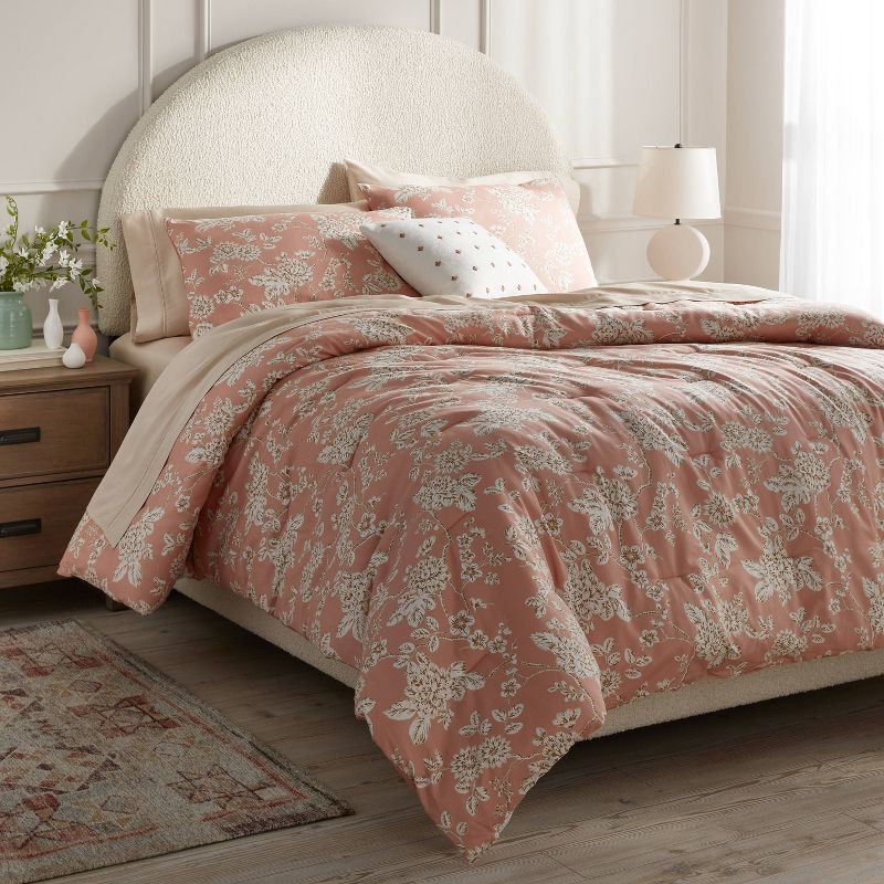 Traditional Floral Print Comforter and Sham Set - Threshold™, 2 of 9