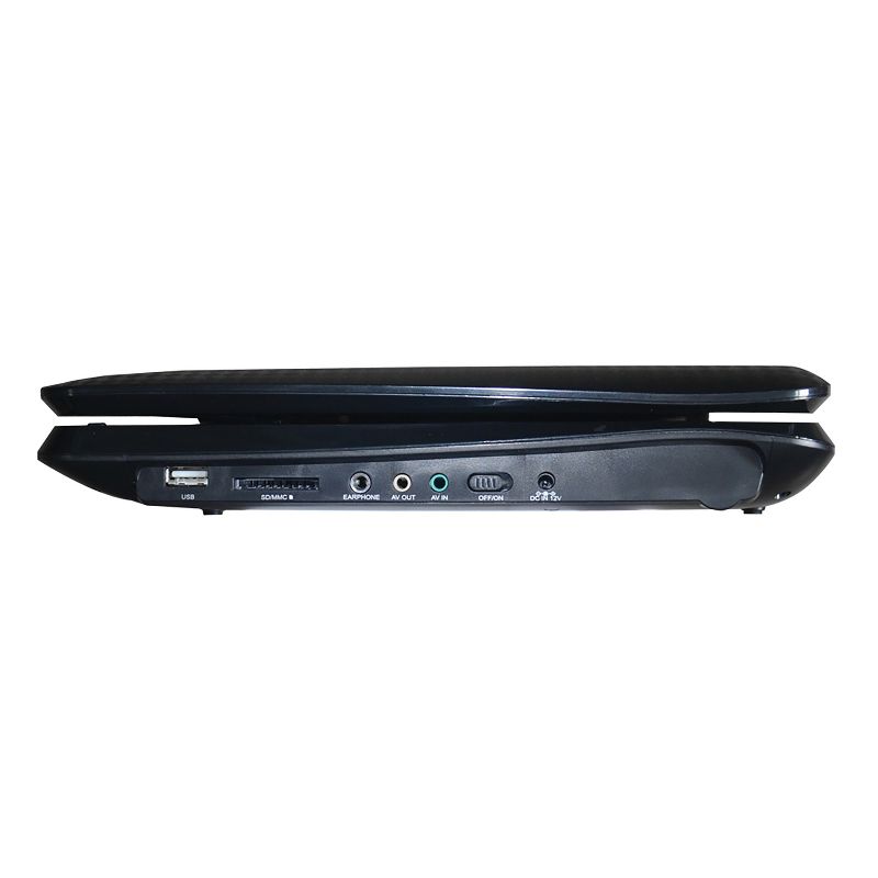 Proscan® Elite 15.6-In. Portable DVD Player with Swivel Screen and Earbuds, PEDVD1566, Black, 4 of 8