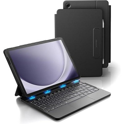 Dexnor for Samsung Galaxy Tab A9+ Plus Case with Keyboard, Ultra-Light Magnetic Folio Keyboard Cover with Multi-Touch Trackpad