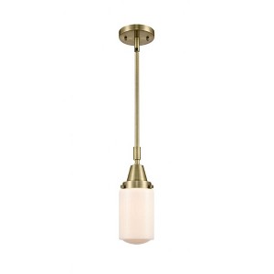 Dover - 1 Light Stem Hung Mini Pendant In Traditional Style-11.38 Inches Tall and 4.5 Inches Wide - 1 of 1