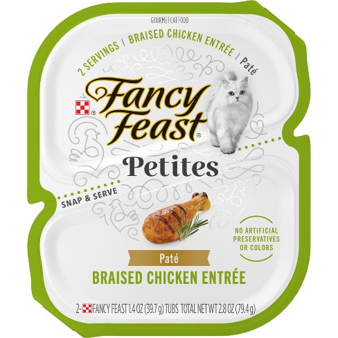 Fancy Feast Petites Braised Chicken Pate Wet Cat Food 2.8oz Target