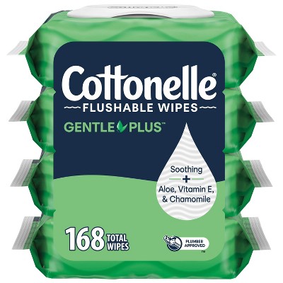 Cottonelle GentlePlus Flushable Wipes