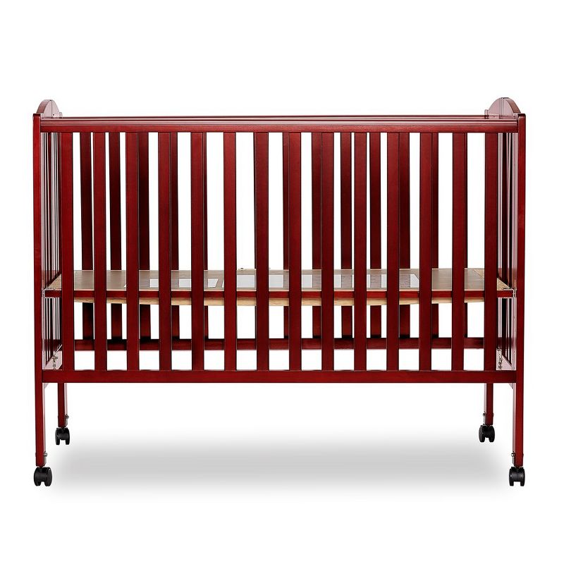 Dream On Me Full Size 2-in-1 Folding Stationary Side Crib, 3 of 8