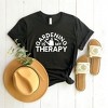 Simply Sage Market Women's Gardening Is My Therapy Watering Can Short Sleeve Graphic Tee - 3 of 4