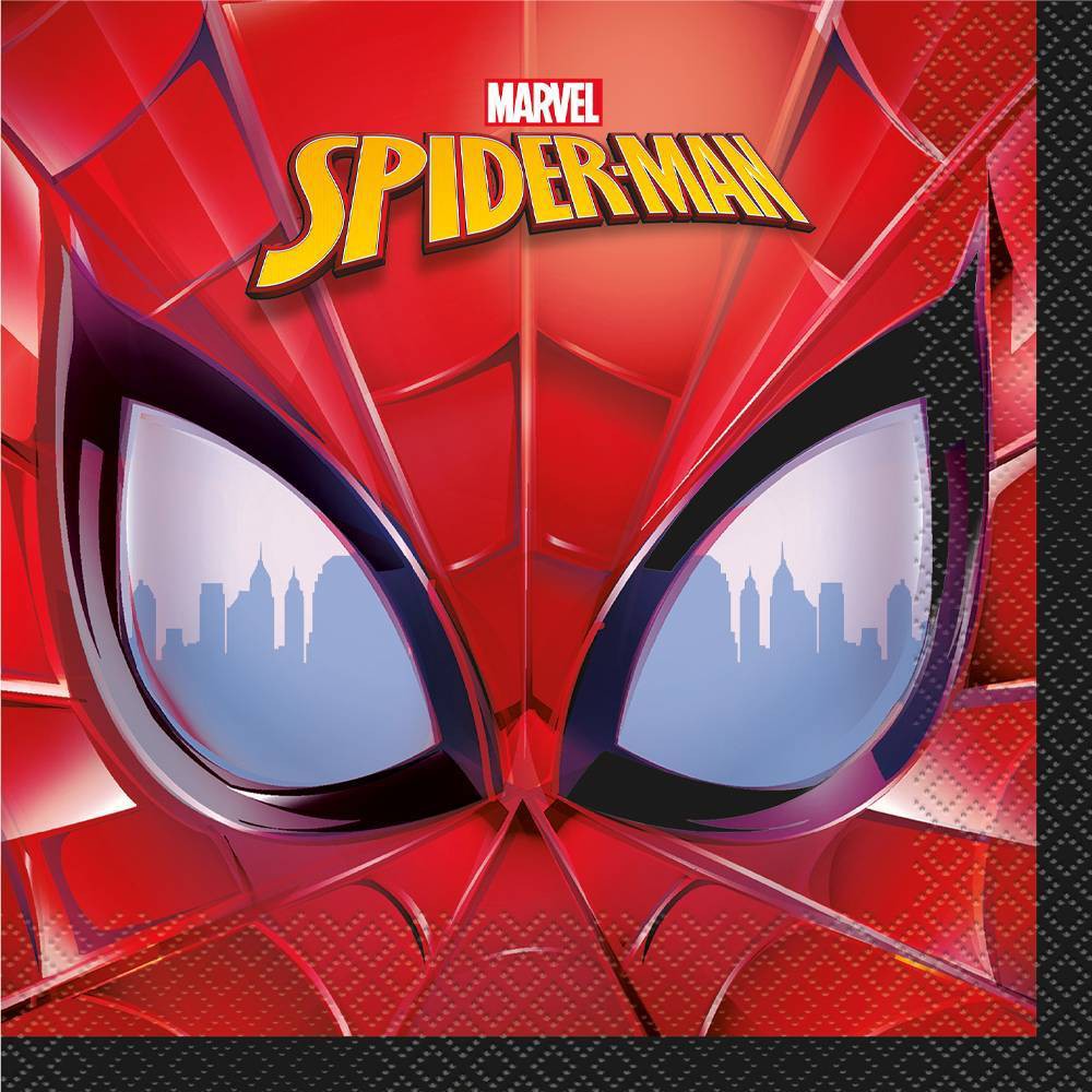 Spider-Man 16ct Paper Party Lunch Napkins