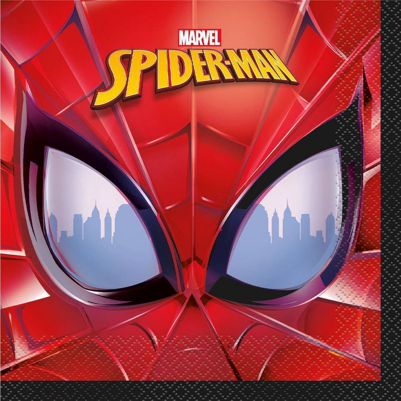 Spider-Man 16ct Party Paper Napkins, 1 of 4