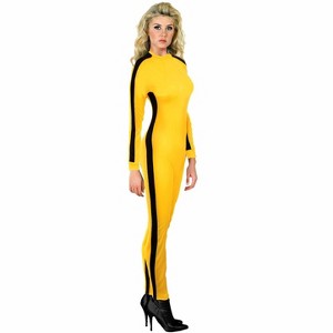Bruce Lee Bruce Lee Yellow Jumpsuit Women's Adult Costume - 1 of 1