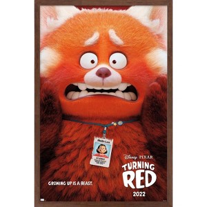 Trends International Disney Pixar Turning Red - Teaser One Sheet Framed Wall Poster Prints - 1 of 4