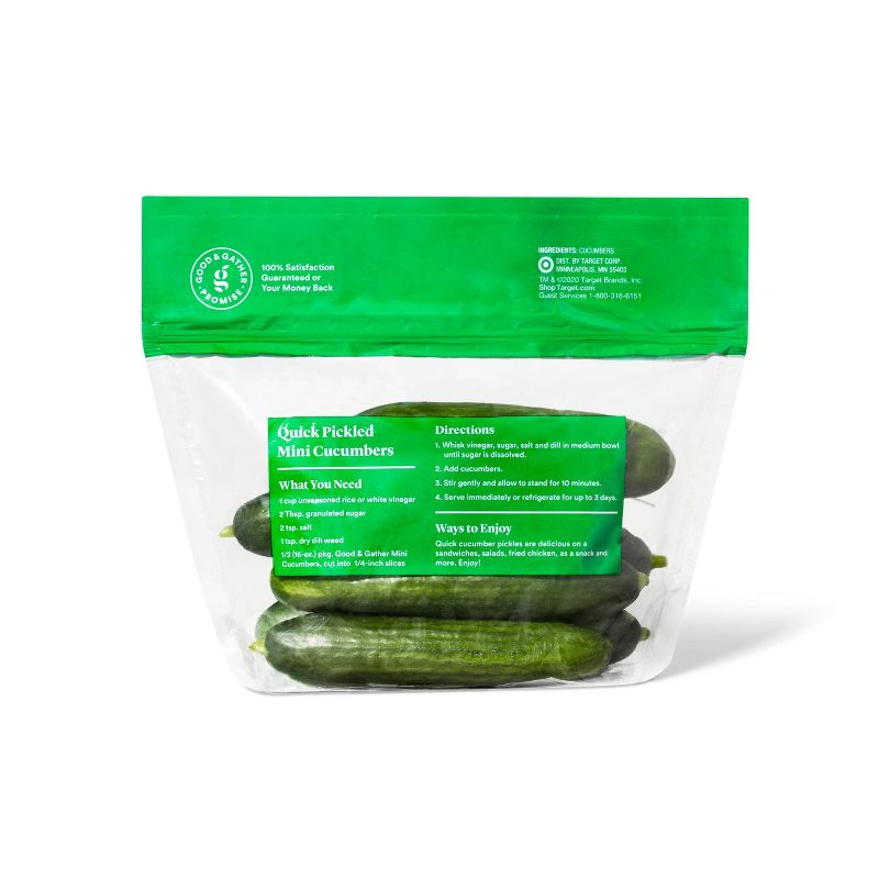 Mini Cucumbers - 16oz Bag - Good &#38; Gather&#8482; (Packaging May Vary), 5 of 9
