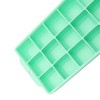 Unique Bargains 15-Cavity Square Ice Tray with Color-Matched Lid Hand Wash Only Silicone Space 7.68"x4.33"x1.38" 1 Pc - 3 of 3