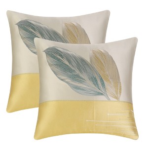 Unique Bargains Sofa Home Bedroom Vintage Print Throw Decorative Pillow Cases 2 Pcs - 1 of 4