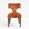 Racxily Set of 2 Mid Century Dining Chairs, Farmhouse Chenille Upholstered with Hardwood Frame - 2 of 4