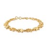 RMZ GOLD NYC 18K Gold Elephant Bracelet For Women 8'' - 3 of 3