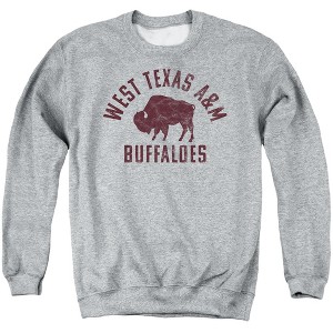 West Texas A&M University Official Buffaloes Logo Adult Crewneck Sweatshirt - 1 of 4