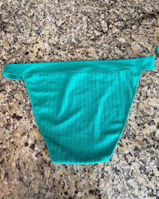 Women's Plush Ribbed Bra And Underwear Set - Colsie™ Blue 1x : Target