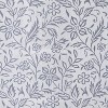 LunaLulinlk Gray/White Botanical Printed Fabric Shower Curtain - 3 of 4