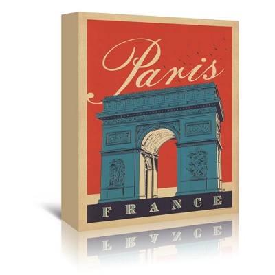 Paris by Anderson Design Group Wrapped Canvas - Americanflat - 5" x 7"