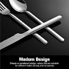 Attop 24-Piece Silverware Set with Steak Knives Stainless Steel Tableware Cutlery Set for Home Restaurant, Mirror Finish - 3 of 4