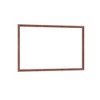 FONTOI Oversized Rectangle Wall Mirror with Aluminum Frame Modern Decorative Accent for Bathroom Bedroom or Living Space, Walnut, 48"*32"*0.6" - 2 of 4