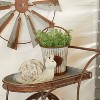 Olivia & May 8" Magnesium Oxide Farmhouse Snail Garden Sculpture Gray: Weather-Resistant Patio Decor, Indoor/Outdoor Use - 2 of 4