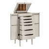 Treasure Trove Accents Jewelry Armoire Pullam Light Gray - 3 of 4