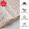 Modern Hallway Runner Rug, Washable Non-Slip Low Pile Carpet, Soft Stain-Resistant Faux Wool Rug for Kitchen, Bedroom - 4 of 4