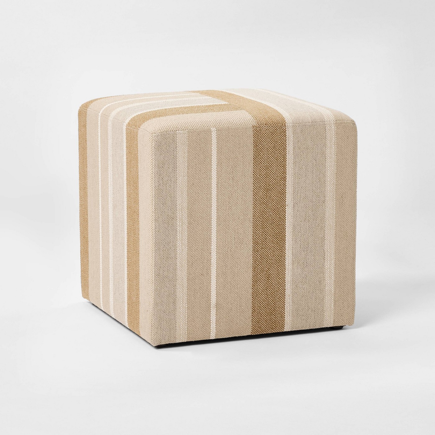 Lynwood Square Upholstered Cube Ottoman by Threshold x Studio McGee