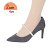 Allegra K Women Shoe Strap Belt Band with Pearls Elastic Shoe Strap 2 Pairs - 4 of 4