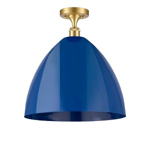 Plymouth Dome - 1 Light Semi-Flush Mount In Industrial Style-18.75 Inches Tall and 16 Inches Wide - 1 of 1