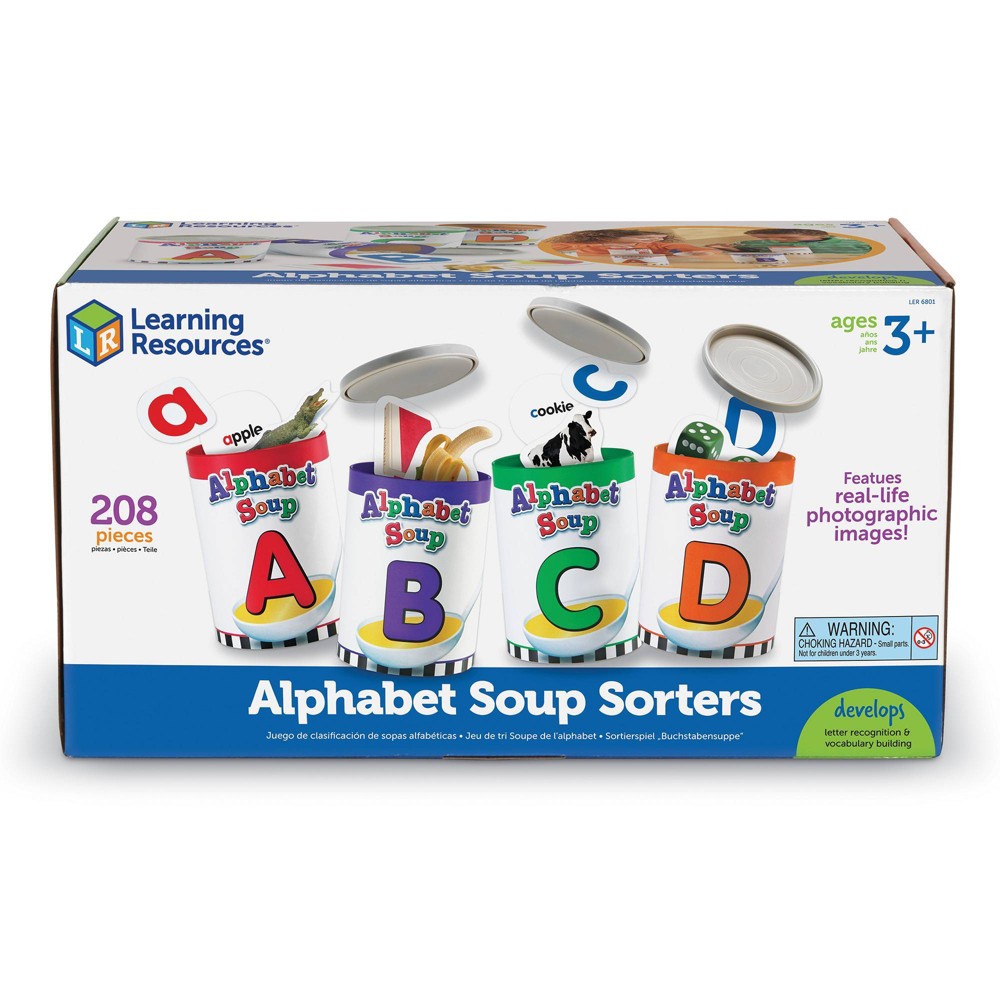 Photos - Sorting & Stacking Toys Learning Resources Alphabet Soup Sorters 