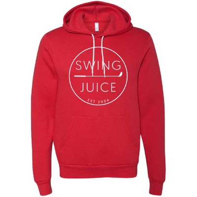 Men's Swing Juice Hoodie Golf Shirt Retro Red XS