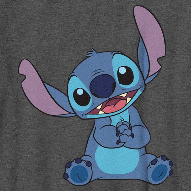 Boy's Lilo & Stitch Adorable Stitch Portrait T-Shirt, 2 of 6