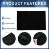 Unique Bargains Auto Sun Visor Napkin Holder Suede Backseat Tissue Case Black - 4 of 4