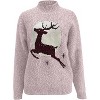 Coolmee Women's Christmas Sweaters Sweatshirt Crew Neck Soft Warm Pullover Tops Funnny Xmas Sweater - 4 of 4