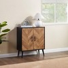 CENGHU Storage Cabinet, Modern Buffet Sideboard Cabinet with Storage, Coffee Bar Cabinet with 2 Doors for Bedroom, Living Room, Dining Room, Hallways - 2 of 4