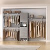 Aheaplus 20"-120" W Wooden Closet System with Doors and Drawers - 3 of 4