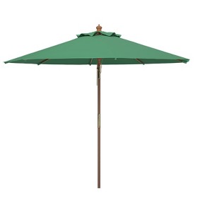 Cannes 9Ft Wooden Umbrella - PAT8009 - Safavieh - 1 of 4