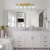 LLHZSY Modern Wall Light Sconce Dimmable Rectangular Wall Light Bathroom Crystal Vanity Light - Gold/Black - 1/2/3/4/5 Light - 4 of 4