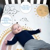 JumpOff Jo - 100% Cotton Fitted Crib Sheet, Super Soft, for Standard Crib Mattresses and Toddler Beds - 3 of 4