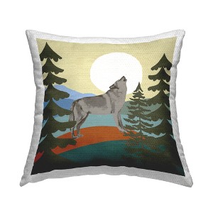 Stupell Industries Grey Howling Wolf, 18 x 18 - 1 of 3