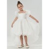 2Bunnies Babydoll Girl High-Low Dress with Train - 2 of 4