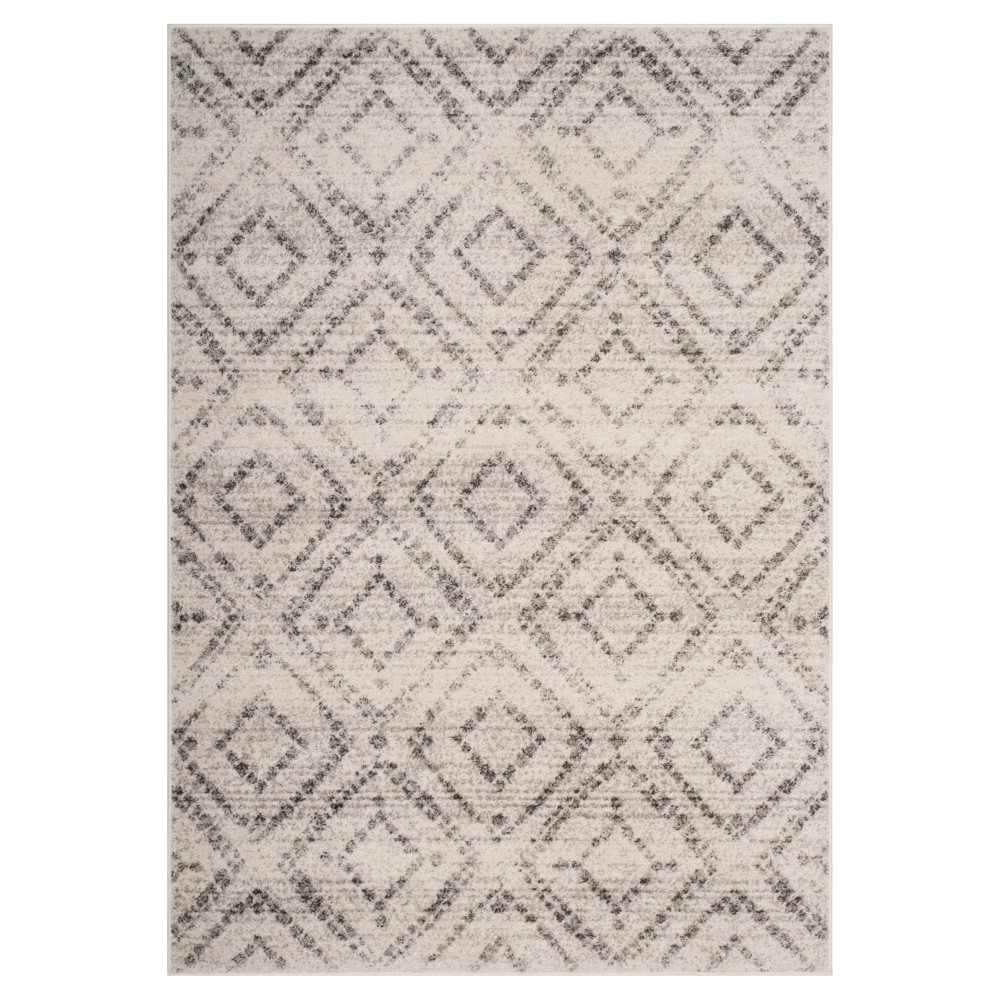 6'x9' Sabael Loomed Rug Light Gray/Gray - Safavieh