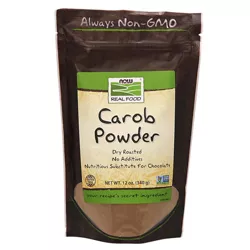 Now Foods Carob Powder Dry Roasted 12 oz Powder