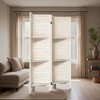 Dovelina 6FT Room Dividers, Wood Room Divider Partition Room Wooden Carved Folding Privacy Screens Foldable Panel Wall Divider for Office Restaurant - 3 of 4