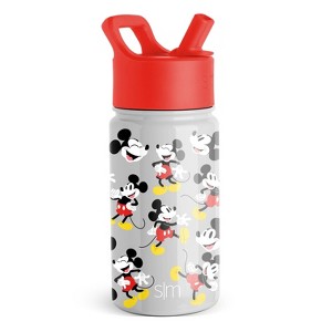 14oz Stainless Steel Summit Kids Water Bottle with Straw - Simple Modern - 1 of 4