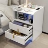 Dovelina LED Nightstand with Wireless Charging Station - 4 of 4